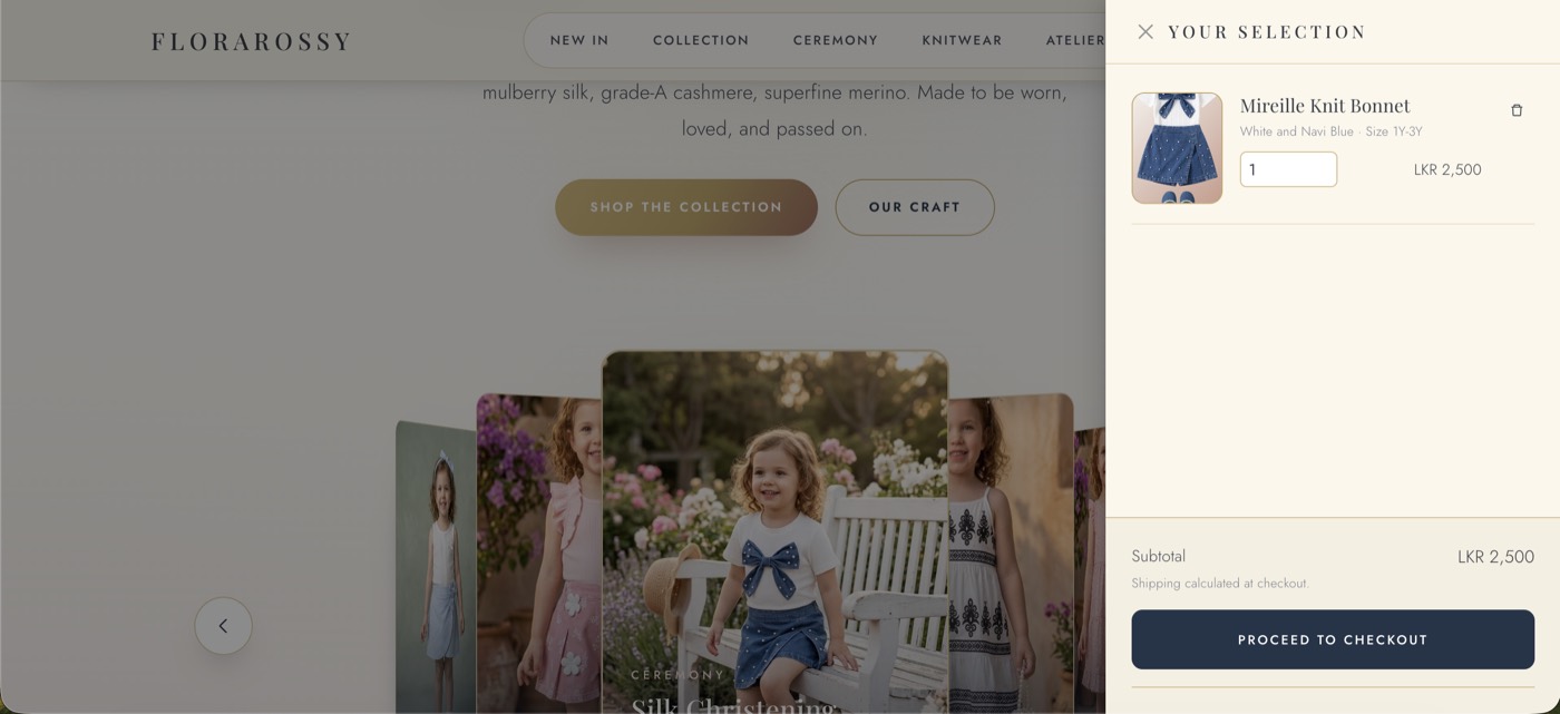 FloraRossy — Kids’ Clothing Online Store